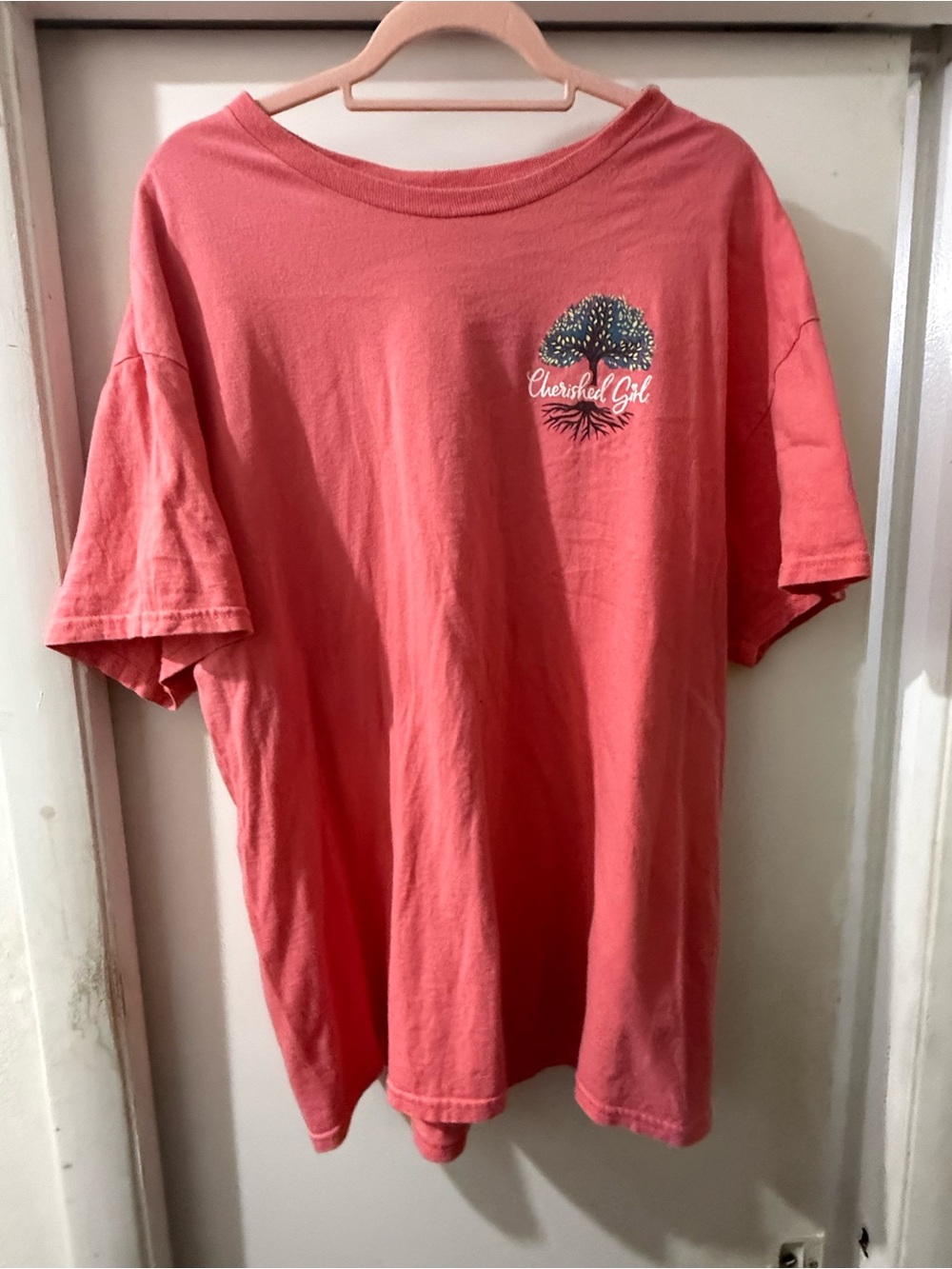 Pink Cherished girl Short-Sleeve T-shirt